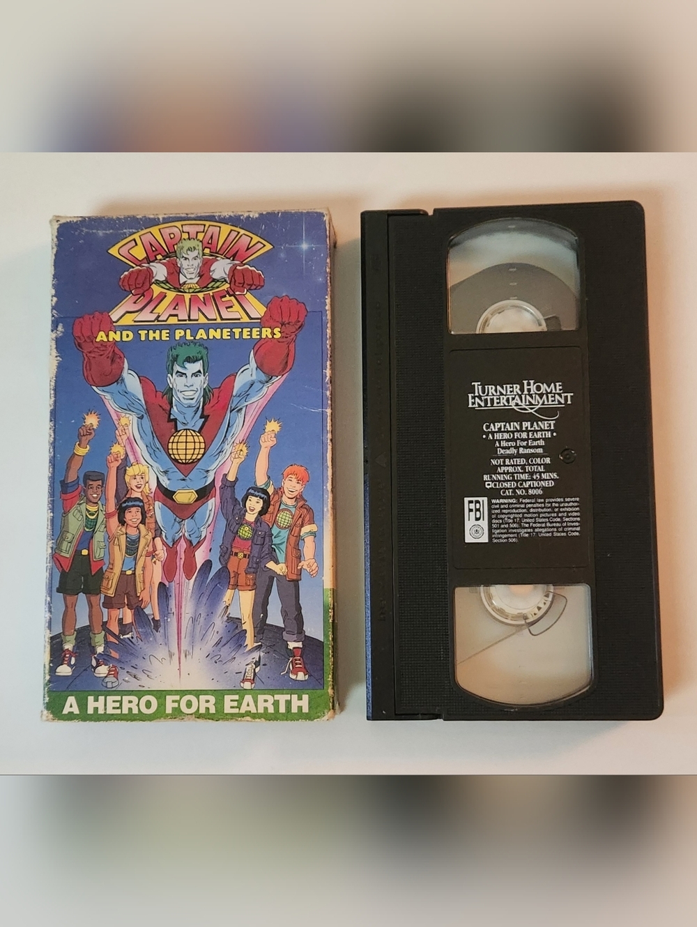 Captain Planet And The Planeteers A Hero For Earth 1990 Vhs Tape
